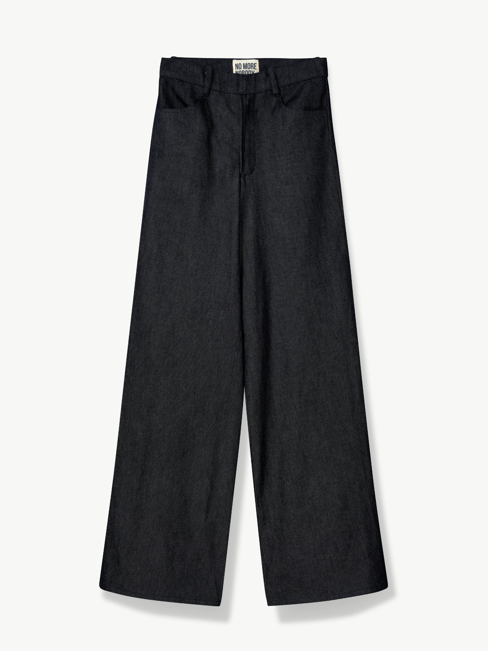 No More Nobody Katherina High-Waisted Wide-Leg Organic Denim Jeans