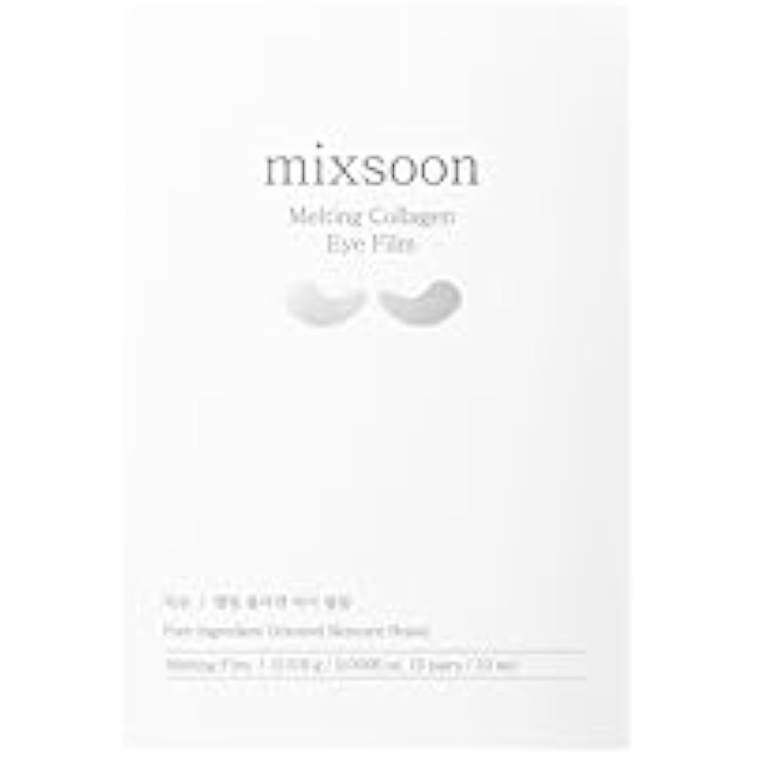 mixsoon Melting Collagen Eye Film - Anti-Aging K-Beauty Patches (5 Pairs)