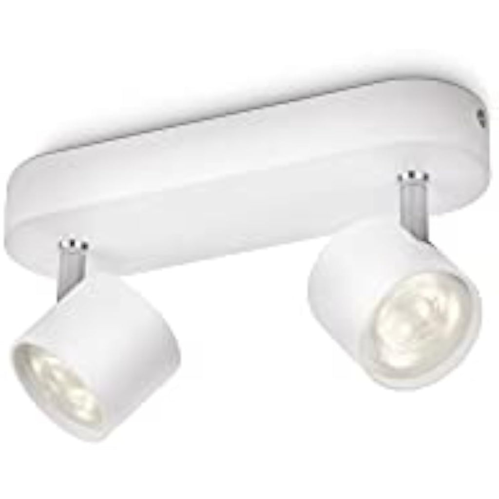 Philips MyLiving Star LED Ceiling Spotlight Bar | 2-Light Warm White