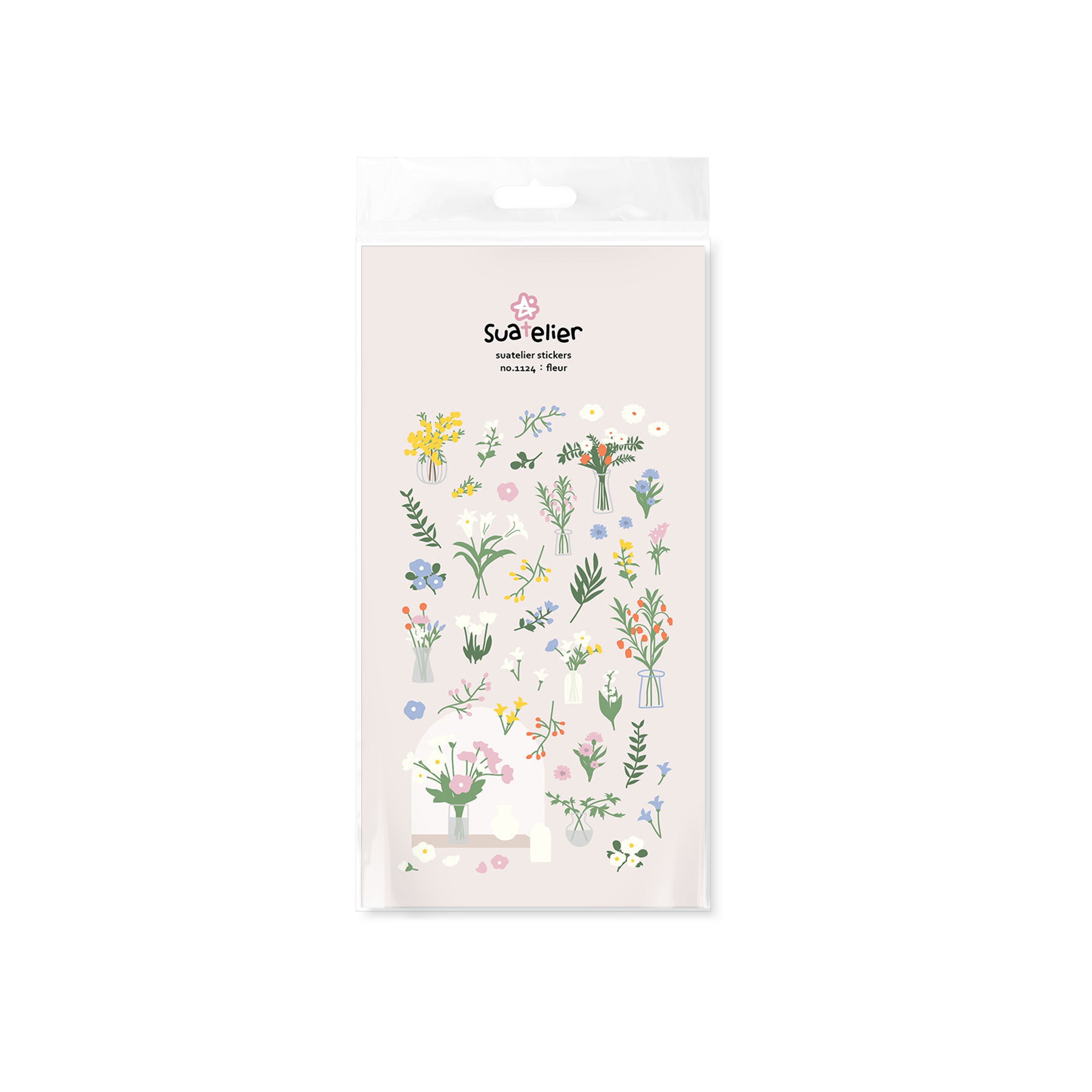 Suatelier Fleur Floral Stickers for Journaling and Scrapbooking