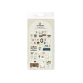Suatelier Mid-Century Modern Decorative Craft Stickers for Journaling
