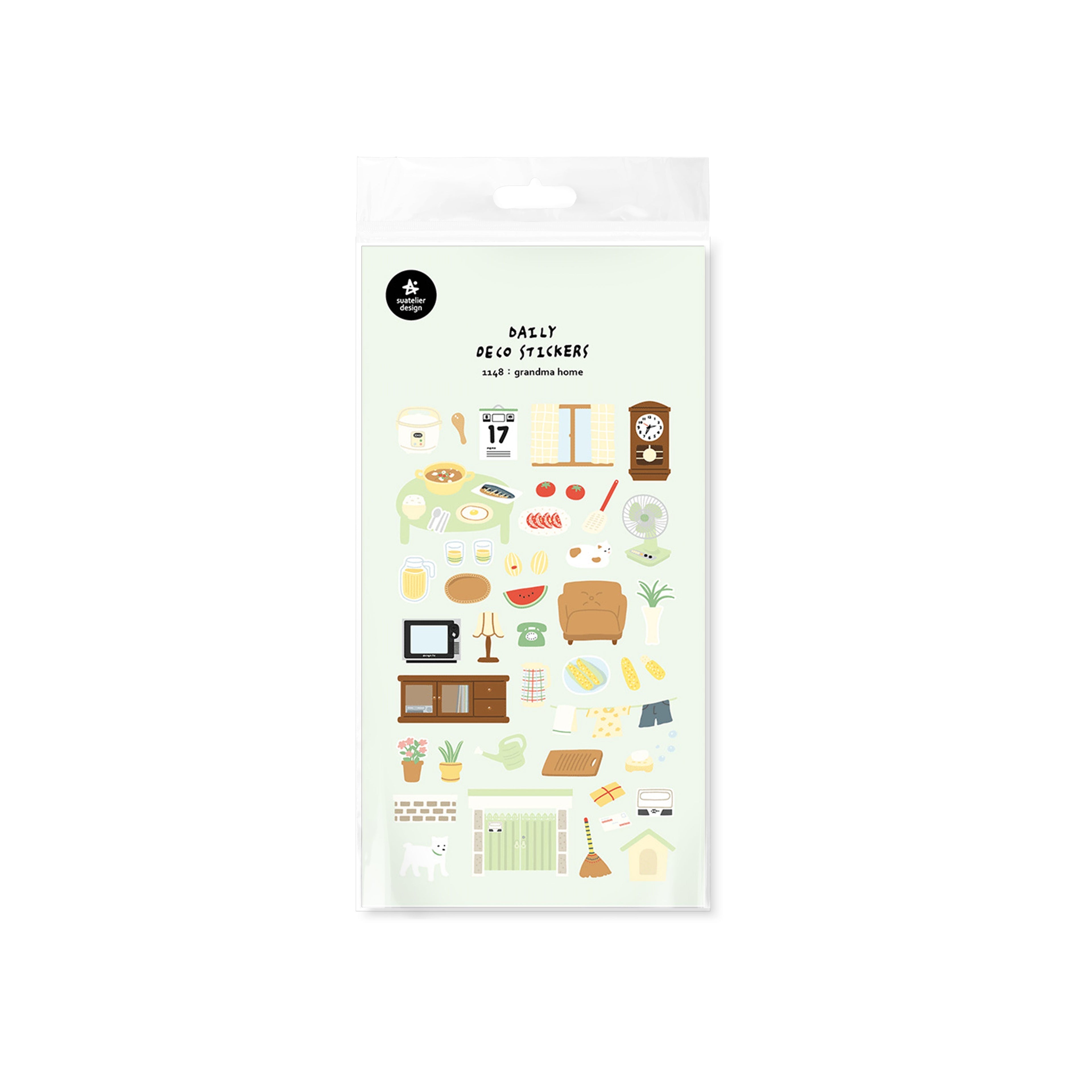 Suatelier Grandma Home Decorative Stickers for Journaling and Scrapbooking
