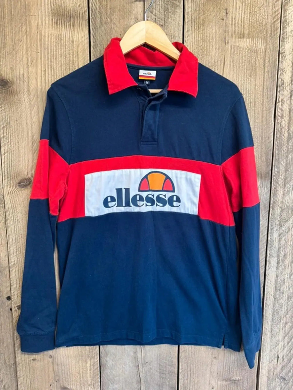 Vintage 1990s Ellesse Rugby Top Jumper Sweatshirt medium #303