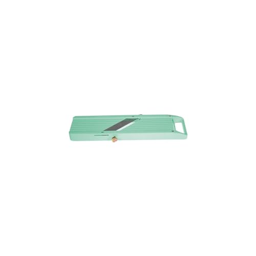 Vogue Kitchen Mandoline Slicer with 3 Interchangeable Blades – Sage