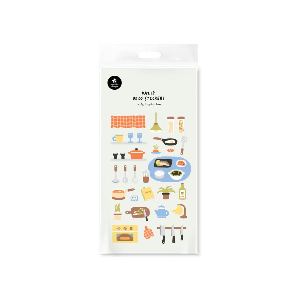 Suatelier My Kitchen Decorative Stickers for Journaling by LuLuFun Studio