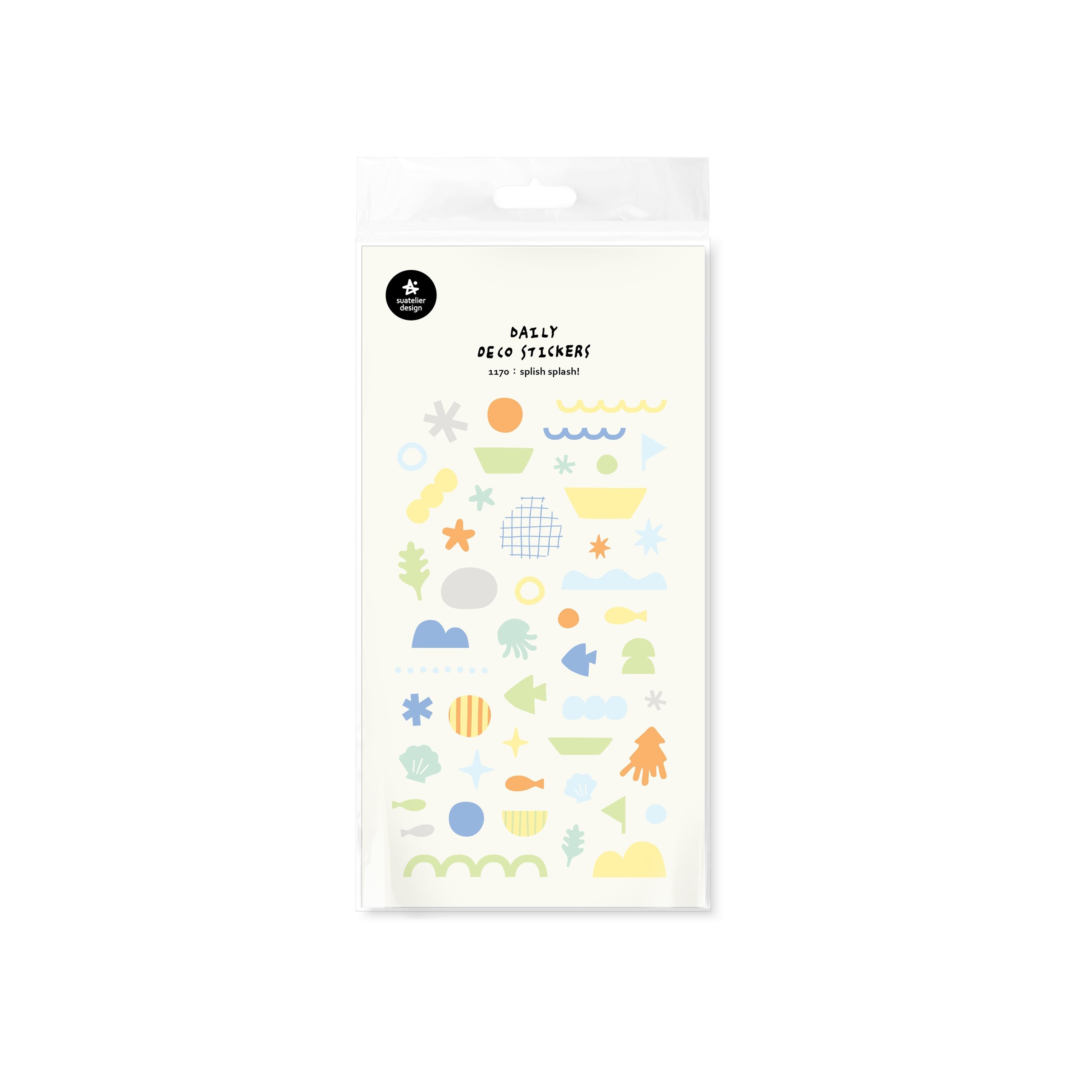 Splish Splash! Waterproof Decorative Craft Stickers by LuLuFun Studio