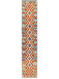 Maimana Afghanistan Kilim Runner - 396 x 80 cm
