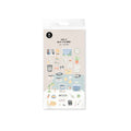 Suatelier Retro Office Decorative Stickers – 1 Sheet (10x19cm) by LuLuFun