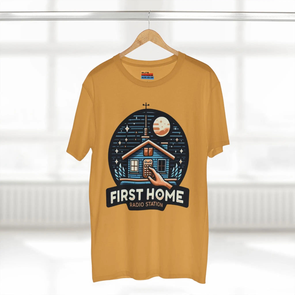 First Home Radio Station Graphic Tee - Celebrate Unity and Nostalgia