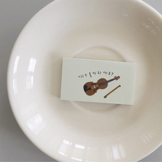 Suatelier Jazz Cafe Decorative Stickers for Journaling by LuLuFun Studio