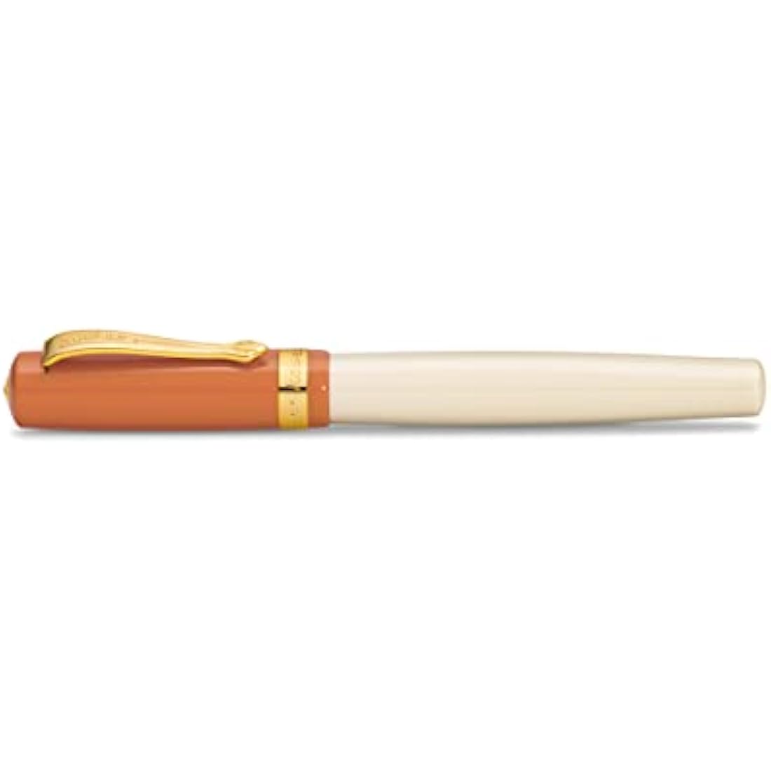 Kaweco Student 70's Soul Fountain Pen – Orange & Cream Acrylic, Medium Nib