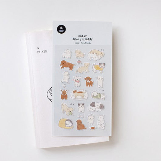 Suatelier Furry Friends Animal Stickers for Journaling and Scrapbooking