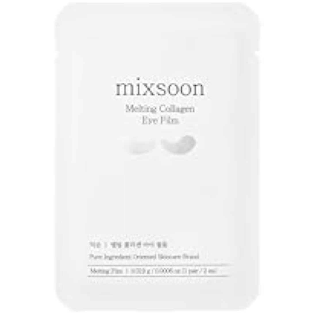 mixsoon Melting Collagen Eye Film - Anti-Aging K-Beauty Patches (5 Pairs)