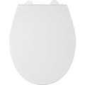 Croydex Capri Oval Toilet Seat – Soft Close & Quick Release White