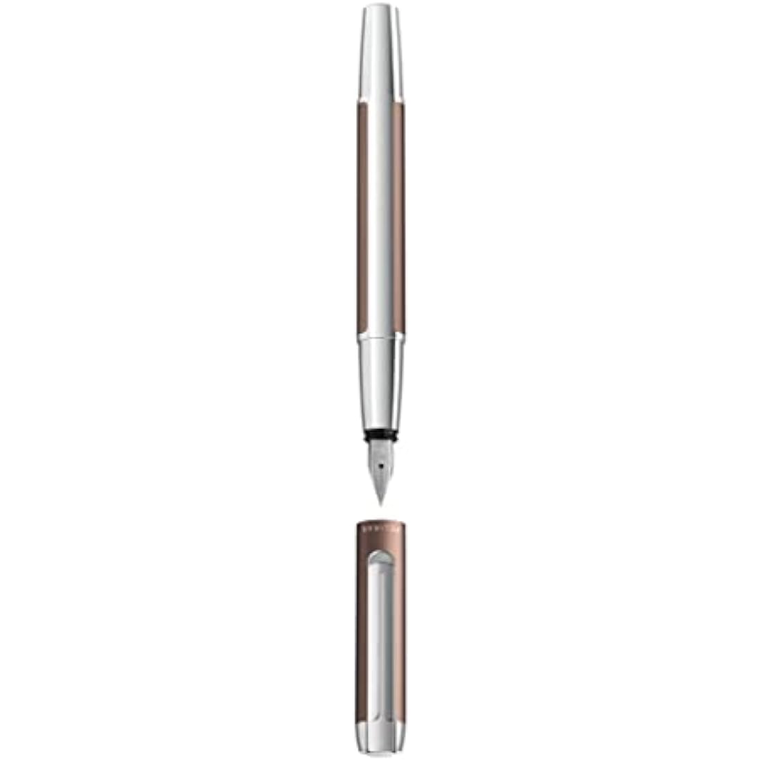 Pelikan Pura Fountain Pen - Mocha Aluminium, Medium Nib (M)