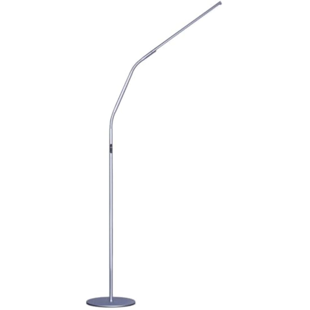 Daylight Slimline 4 LED Floor Lamp – 6,000K Task Light in Ice Grey