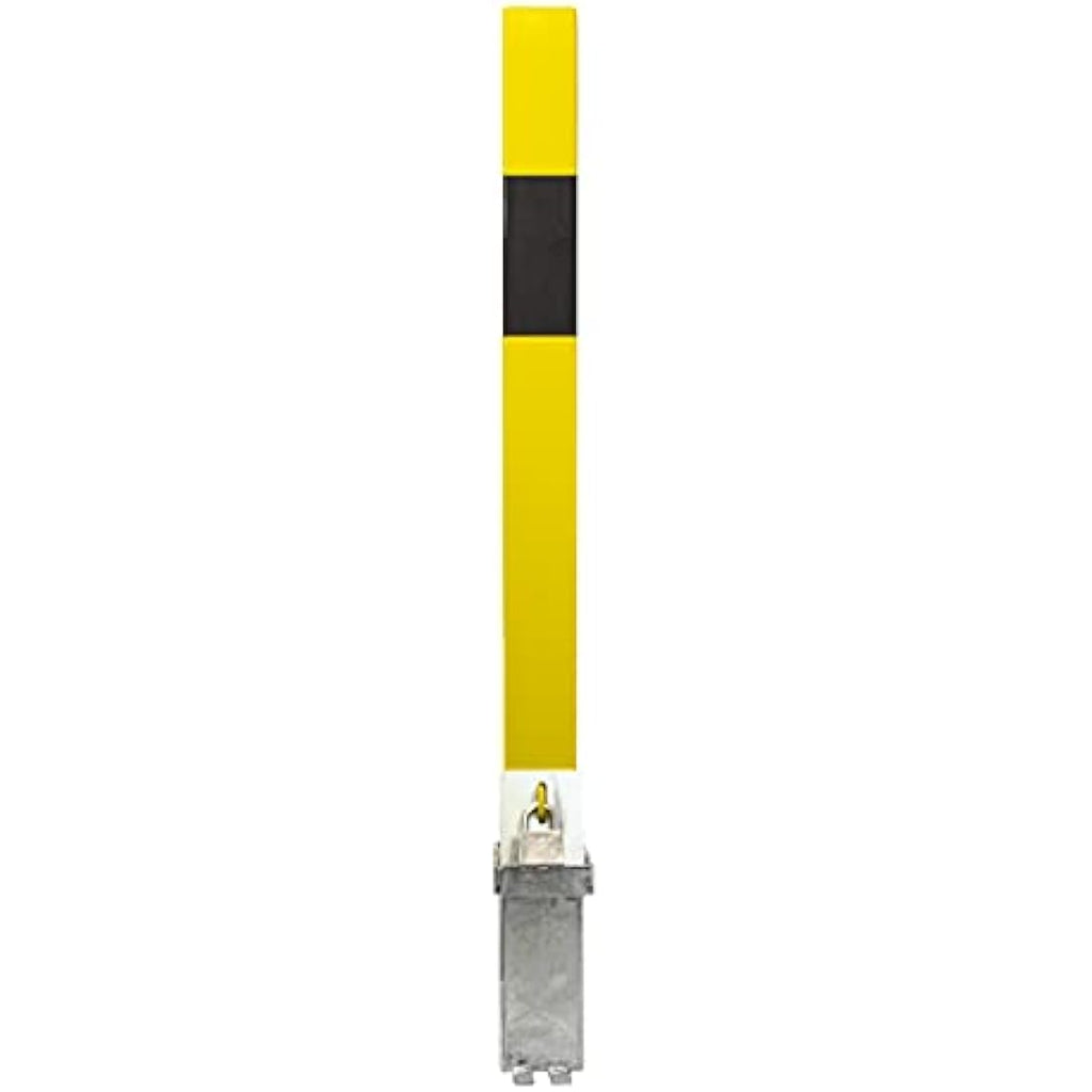 Heavy Duty Removable Parking Security Post - Yellow