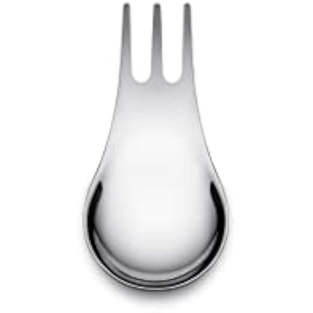 Alessi Moscardino Stainless Steel Multipurpose Fork-Spoon Set of 4