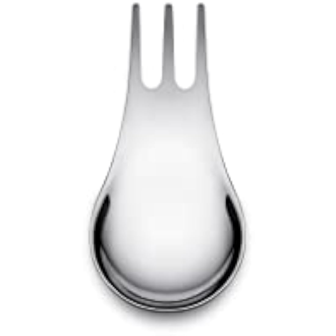 Alessi Moscardino Stainless Steel Multipurpose Fork-Spoon Set of 4
