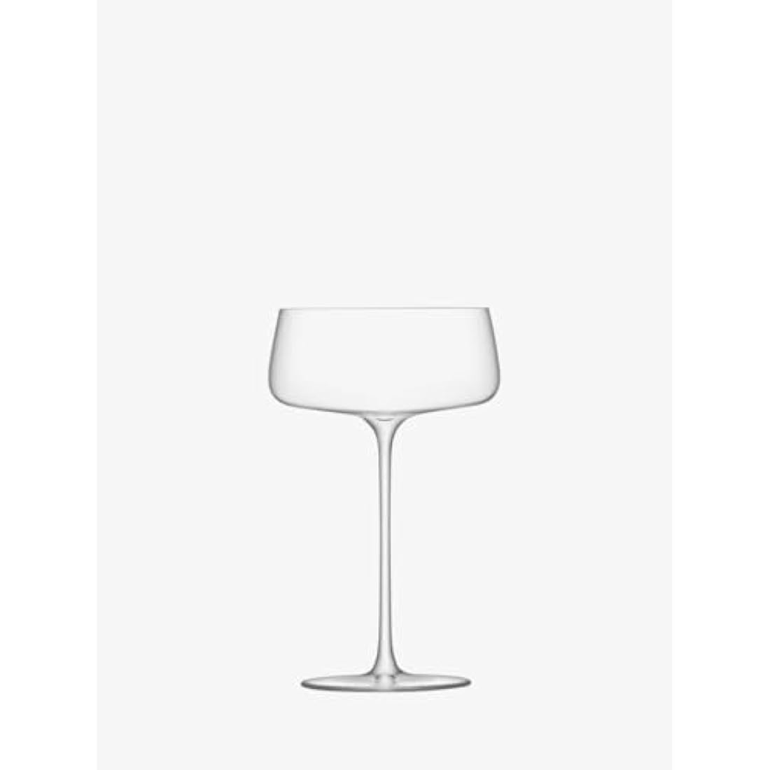 LSA International Metropolitan Champagne Saucers | 300ml Clear | Set of 4