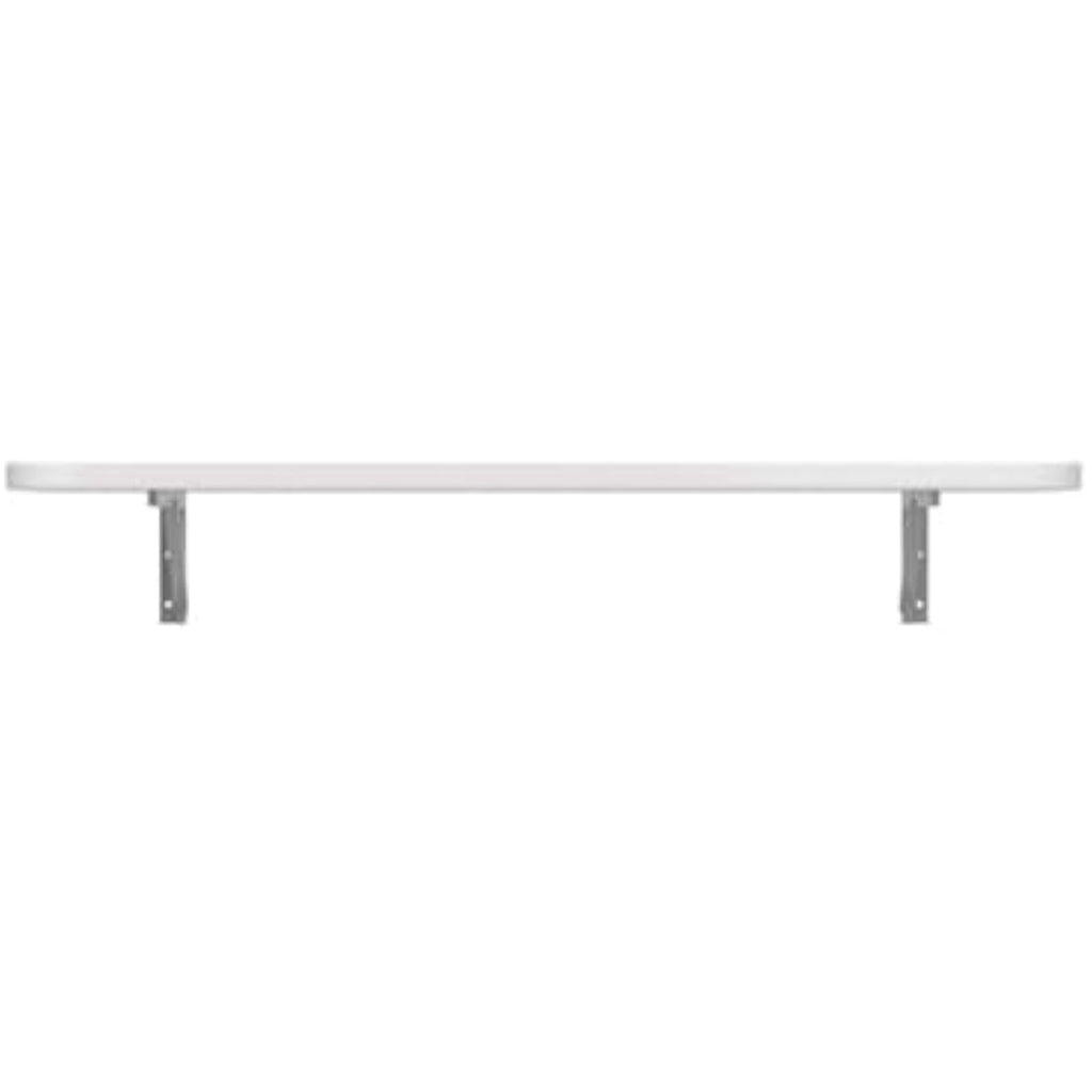 Aleawol Wall Mounted Folding Desk – 60x40cm Space Saving Table, White