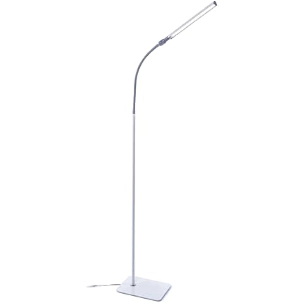 Daylight UnoPro LED Floor Lamp – 6,000K Flexible Task Light, White