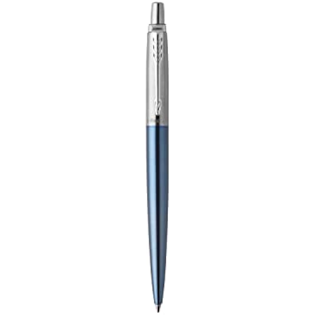 Parker Jotter Ballpoint Pen - Waterloo Blue, Medium Point Blue Ink