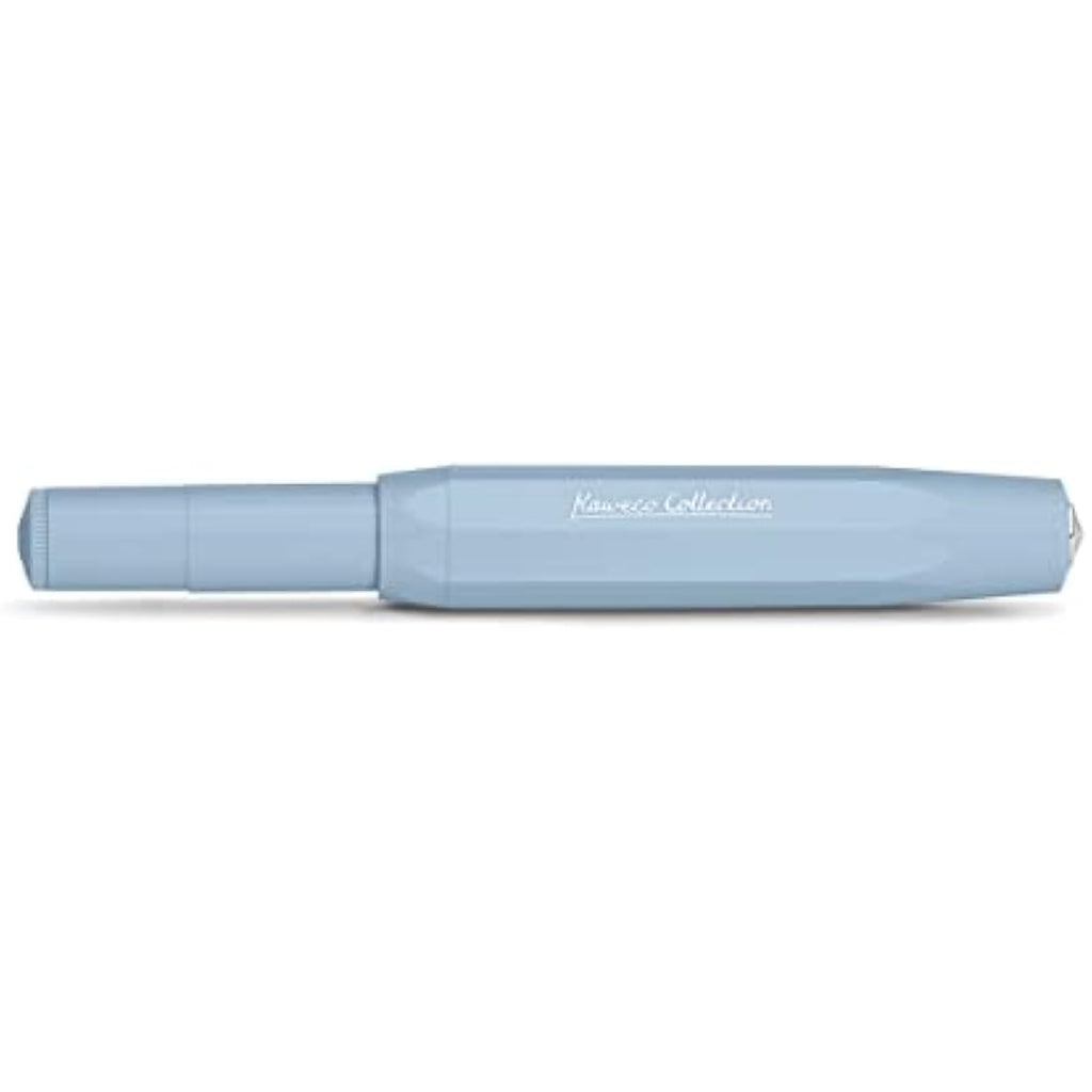 Kaweco Sport Fountain Pen - Mellow Blue - Broad Steel Nib Pocket Pen