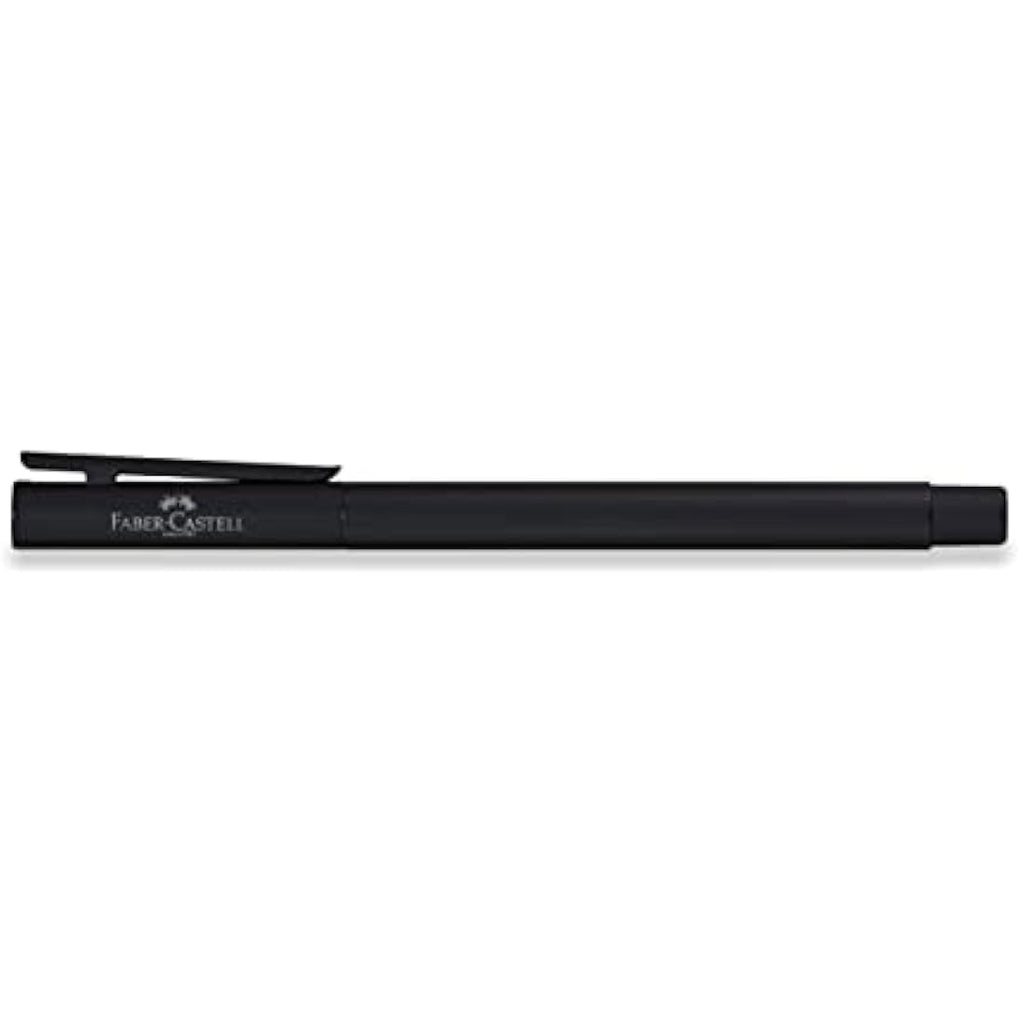 Faber-Castell Neo Slim Rollerball Pen – Black Lacquered Metal