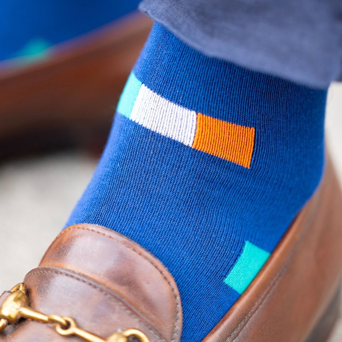Swole Panda Irish Flag Bamboo Socks – Sustainable Tricolour Design