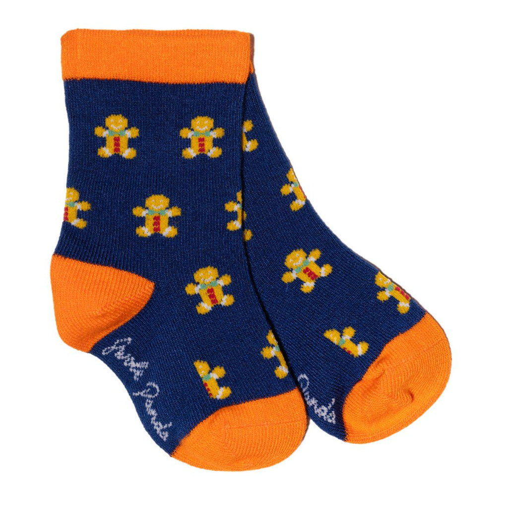Swole Panda Children's Gingerbread Man Bamboo Socks | Seamless & Soft