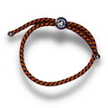 Swole Panda Recycled Rope Bracelet – Orange & Yellow Zigzag Unisex