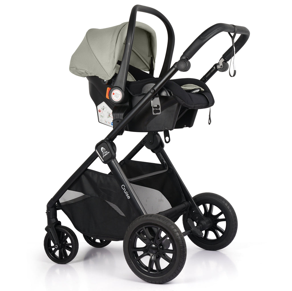 For Your Little One Cruise 3-in-1 Travel System with R129 Car Seat - Sage