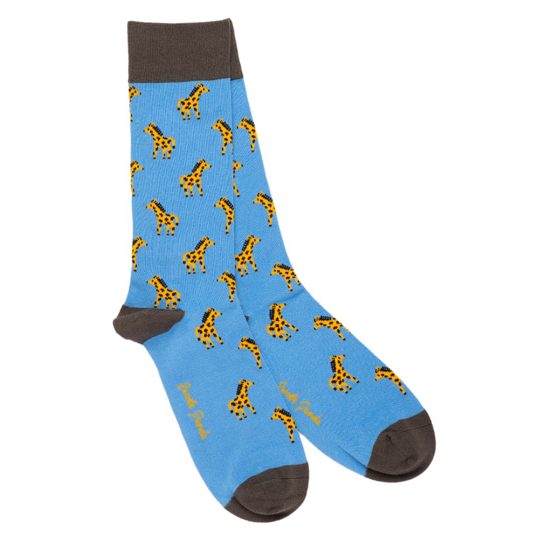 Swole Panda Men's Zoo Animal Bamboo Socks Gift Box – 4 Pair Set
