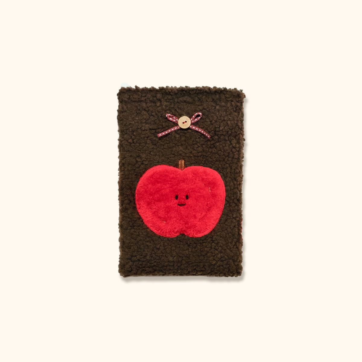 LuLuFun Studio Plush Apple Crossbody Bag | Cute Kawaii Mini Phone Purse