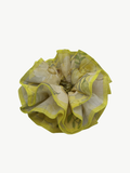 Azaria Yellow Floral Organic Cotton Scrunchie | No More Nobody