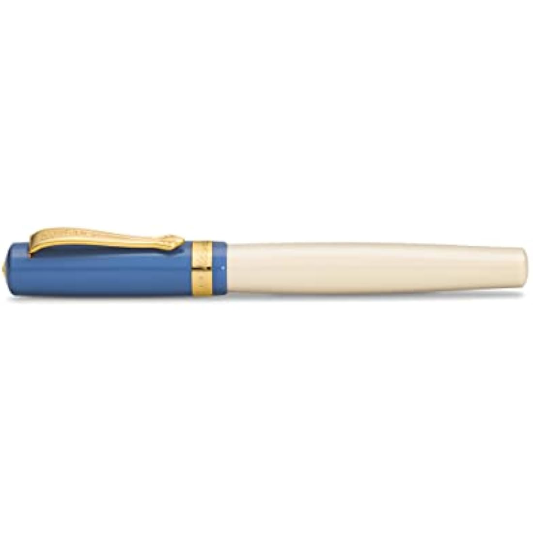 Kaweco Student 50's Rock Fountain Pen - Blue & Cream Acrylic - EF Nib
