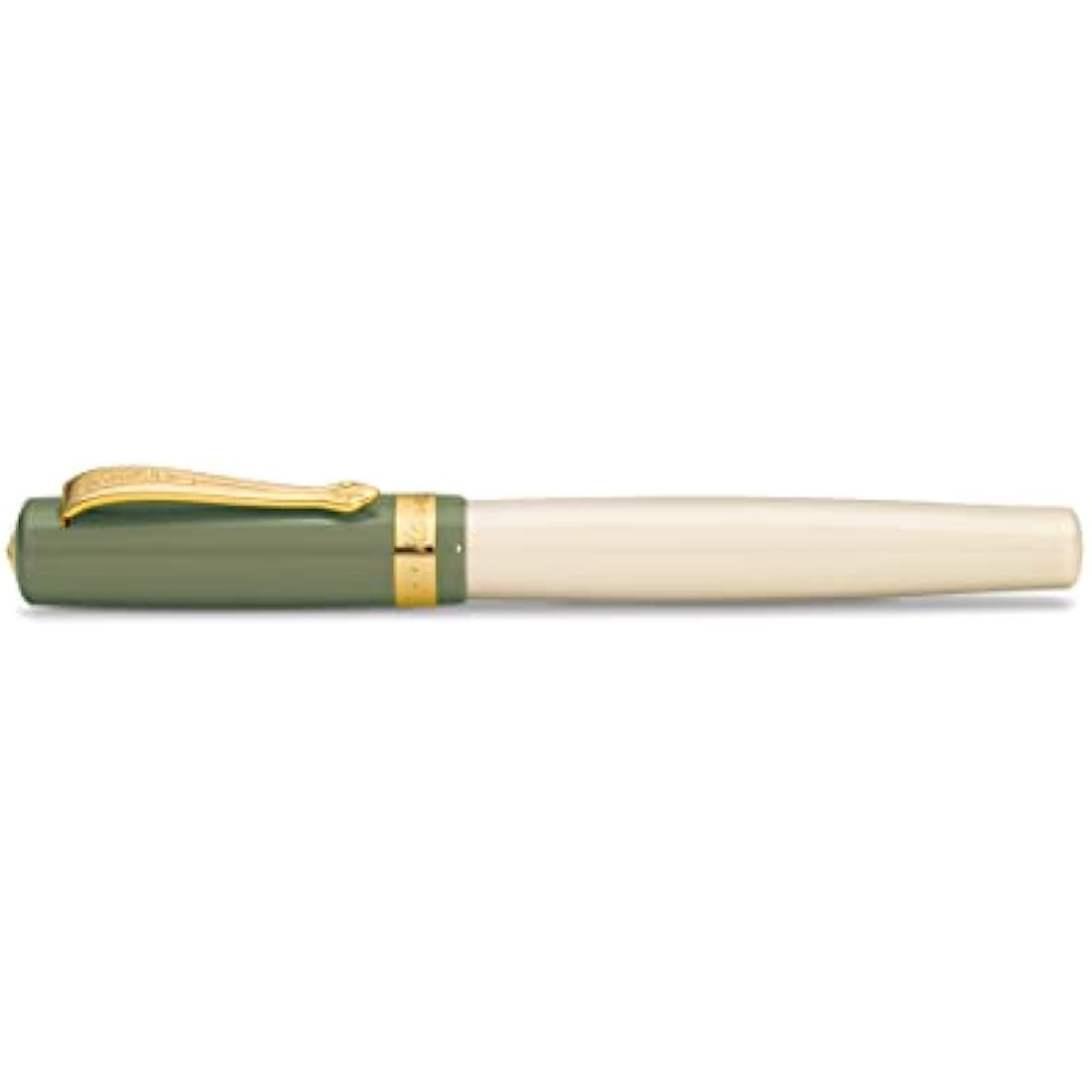 Kaweco Student 60's Swing Fountain Pen – Green and Cream, Fine Nib