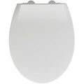 WENKO Syros Family Toilet Seat | Soft-Close White Thermoplastic