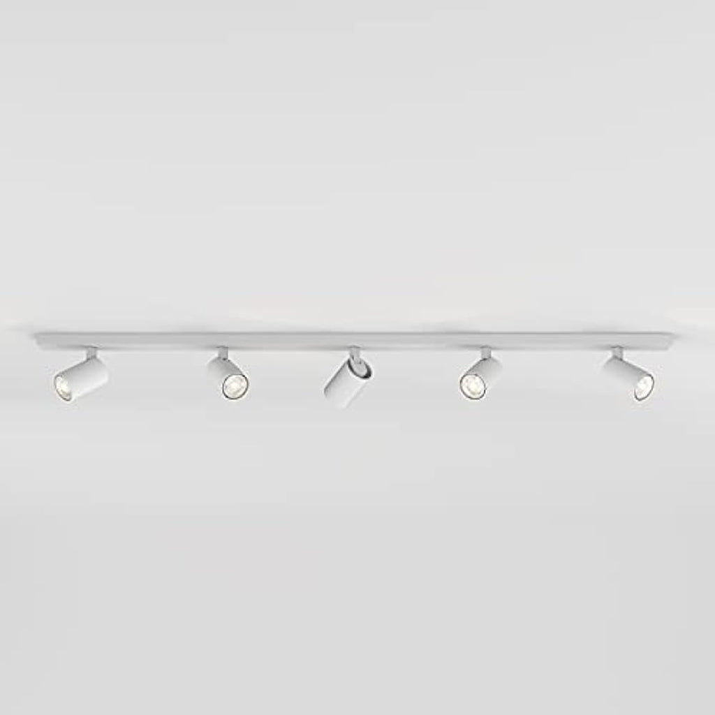 Astro Ascoli 5-Bar Ceiling Spotlight | Textured White GU10 Indoor Light