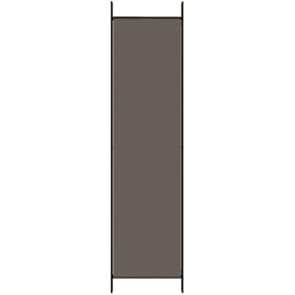 vidaXL 6-Panel Room Divider – Foldable Anthracite Fabric – 300x200 cm