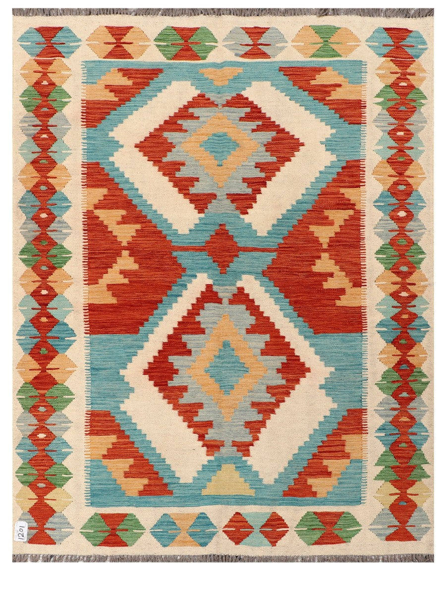 Maimana Kilim - 197 x 153 cm