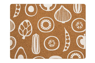 Orsina Besa Cork Rectangular Placemats – Set of 4 Natural Table Mats