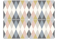 Orsina Cirque Harlequin Placemats – Set of 4 Multi-Colored Table Mats