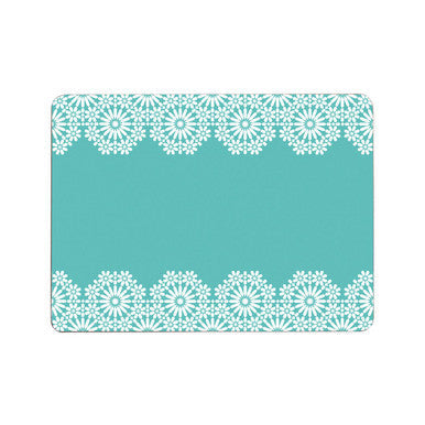 Orsina Garland Blue Floral Cork Placemats – Set of 4 Retro Tablemats