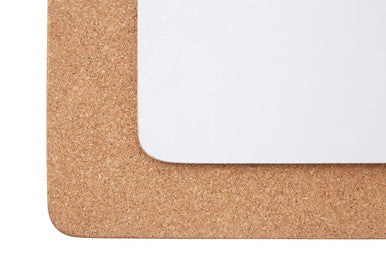 Orsina White Heart Placemats – Set of 4 Wipe-Clean Kitchen Table Mats