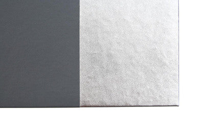 Orsina Geome Modern Grey and Silver Heat-Resistant Placemats – Set of 4