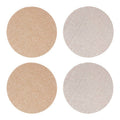 Orsina Reversible Glitter Placemats – Set of 4 Faux Leather Gold & Silver