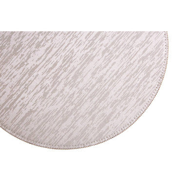 Orsina Knightsbridge Round Placemats – Set of 4 Silver Table Decor