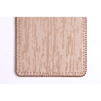Orsina Knightsbridge Square Coasters – Pink Faux Pearl Edge Set of 4